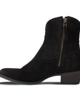 Plain Jane Bootie - Soft Black Suede