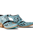 Robin Cut Out Slingback Mule - Powder Blue