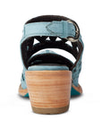 Robin Cut Out Slingback Mule - Powder Blue