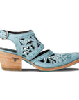 Robin Cut Out Slingback Mule - Powder Blue
