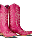 Saratoga Square Boot - Hot Pink