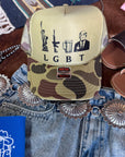 Liberty, Guns, Beer and Trump LGBT Trucker Hat