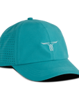 Ladies Ponytail Cap - Turquoise