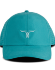 Ladies Ponytail Cap - Turquoise