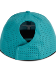 Ladies Ponytail Cap - Turquoise