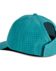 Ladies Ponytail Cap - Turquoise