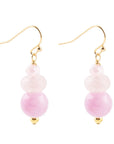 Lilac Jade Drop Earrings