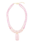 Lilac Jade Statement Necklace