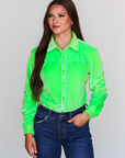 NEON DREAM VELVET PERFORMANCE RODEO SHIRT