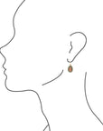 Little Sedona Turquoise and Goldstone Earrings