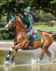 LeMieux Suede Close Contact Square Hunter Green