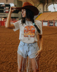 Longhorn Sunset Graphic Tee