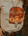 Longhorn Sunset Graphic Tee