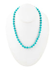 Love Knots Blue Turquoise Necklace