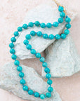 Love Knots Blue Turquoise Necklace