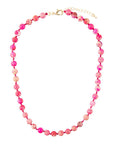 Love Knots Pink Jasper Necklace