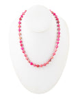 Love Knots Pink Jasper Necklace