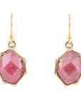 Lucky 7's Earrings - Rhodonite