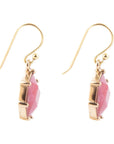 Lucky 7's Earrings - Rhodonite