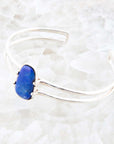 Madeleine Blue Lapis and Sterling Silver Cuff Bracelet
