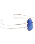 Madeleine Blue Lapis and Sterling Silver Cuff Bracelet