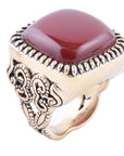 Madiera Carnelian Statement Ring