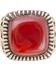 Madiera Carnelian Statement Ring