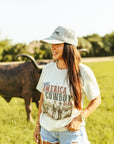 Make America Cowboy Again Western Scene Graphic Tee