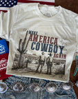 Make America Cowboy Again Western Scene Graphic Tee