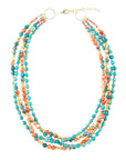 Mandarin Twist Statement Necklace