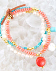 Mandy Colorful Pearl Stretch Bracelet Set
