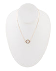 Bronze Marcasite Necklace