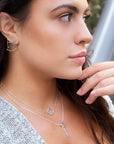 Marcasite Necklace-Sterling Silver