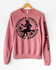Bourbon Cowgirl Graphic Sweatshirt Mauve