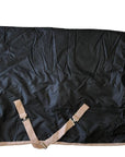 AJ Tack 1200D Waterproof Turnout Horse Blanket 400g - Black