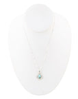 Melita Blue Turquoise and Sterling Silver Necklace