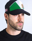 Men's Mexican Pride Baseball Cap - Black