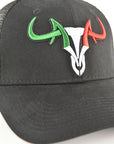 Mens MEXICO 3D Logo Baseball Cap - Black