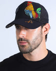 Men's Rooster Crest Cap - Black