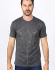 Mens Modern Fit Stretch Crystals T-Shirt