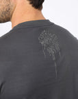 Mens Modern Fit Stretch Crystals T-Shirt
