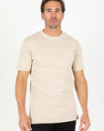 Classic Cotton Knit Beige T-Shirt