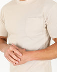 Classic Cotton Knit Beige T-Shirt