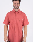 Men's Fishing Salmon Short Sleeve Shirt