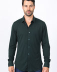 Men’s Modern Fit Stretch Dress Shirt - Green