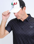 Mens MEXICO 3D Logo Baseball Cap - White