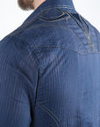 Mens Embroidery Modern Fit Stretch Short Sleeve Shirt