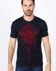 Mens Modern Fit Stretch Crystals T-Shirt