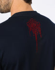 Mens Modern Fit Stretch Crystals T-Shirt