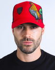 Men's Rooster Crest Cap - Red